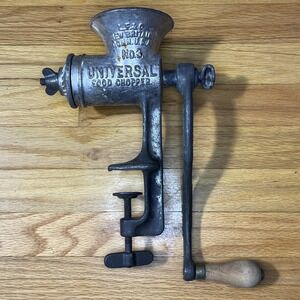 Vintage Universal Food & Meat Chopper Grindr No. 3 Made in USA‎